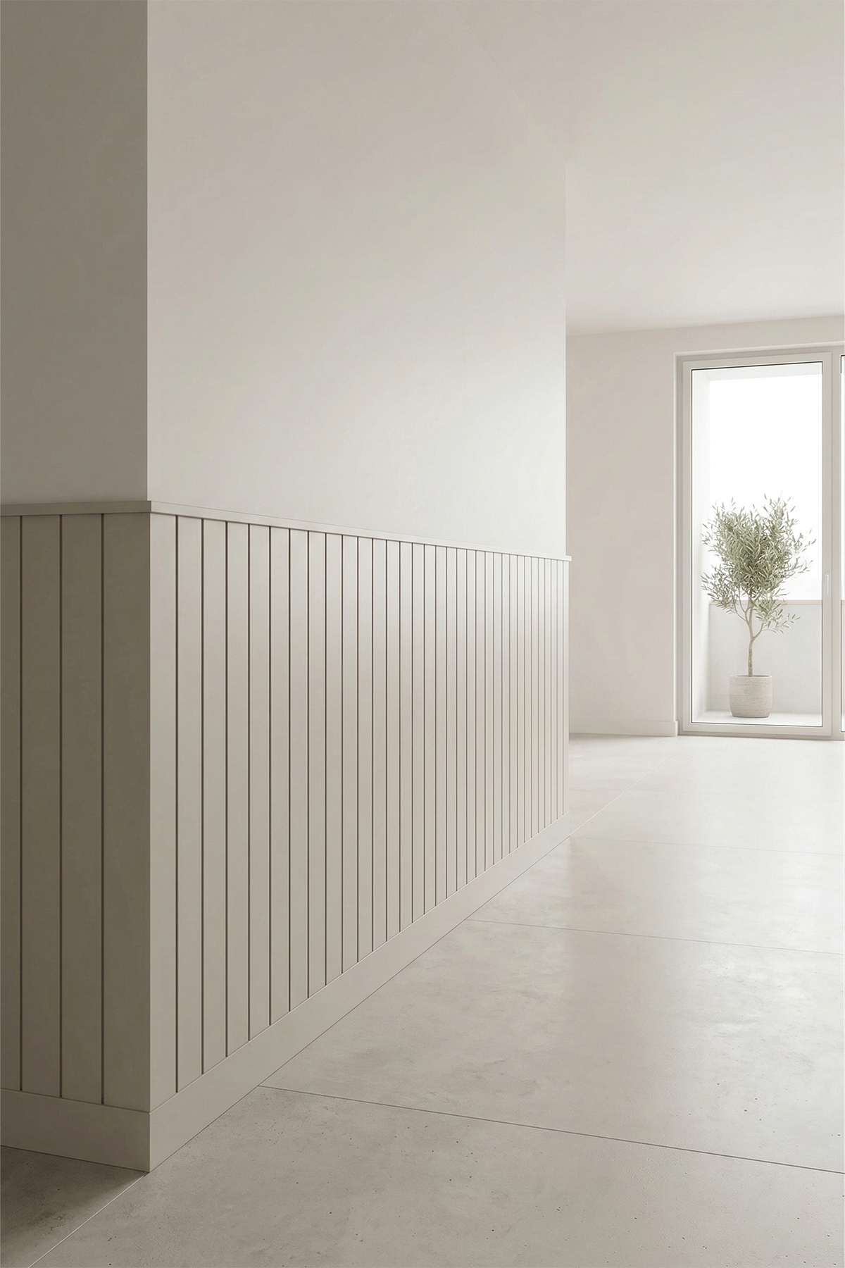 Dekoratif Boyalı Duvar Paneli 4mm Ham MDF (Yükseklik 103 cm X Genişlik 27 cm 1 Adet)