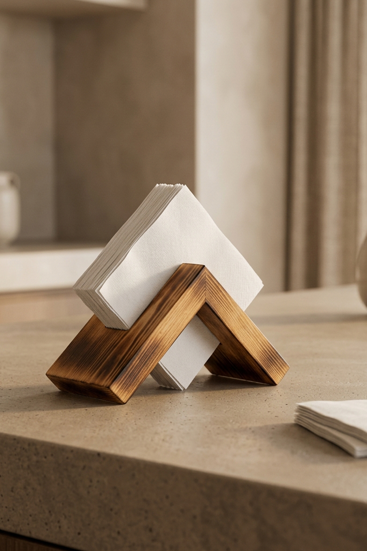 Doğal Çam Ağacı Peçetelik