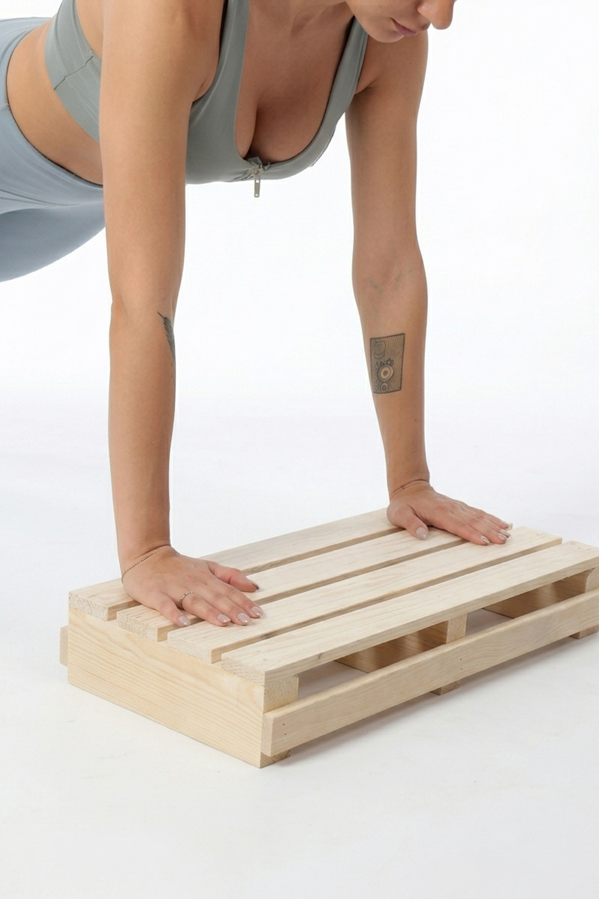 Doğal Çam Ağacı Step Tahtası & Basamak (Yükseklik 10cm X Genişlik 40cm X Derinlik 25cm)